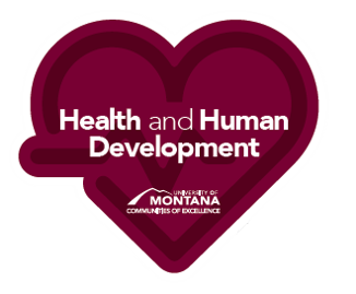 Heart with Health and Human Development in large letters. 
